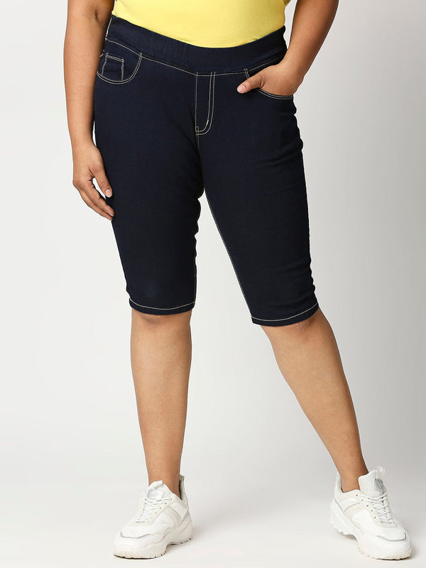 Jag Jeans Maya Slim Fit Mid Rise Stretch Denim Shorts | Dillard's